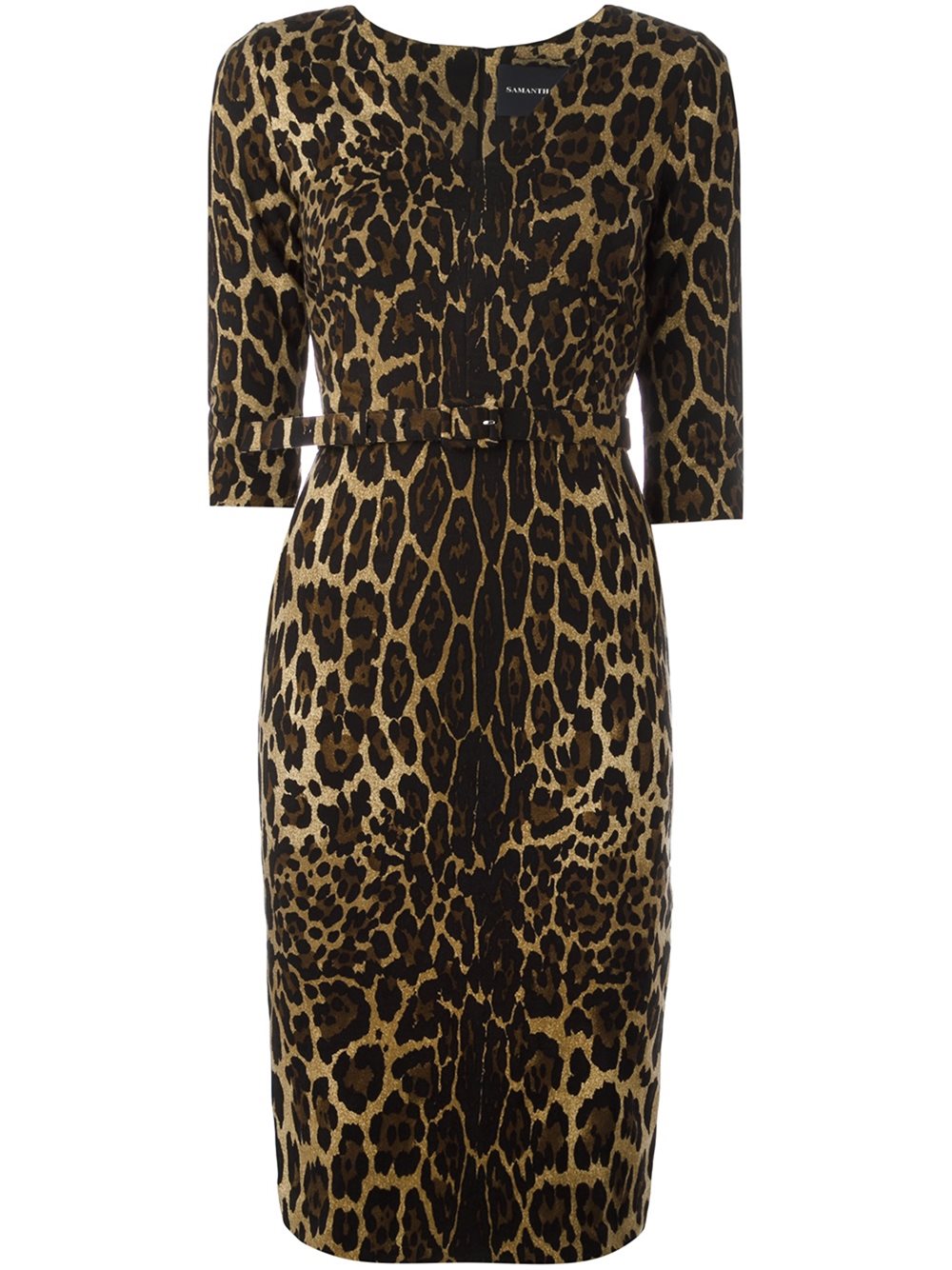 leopard print dress