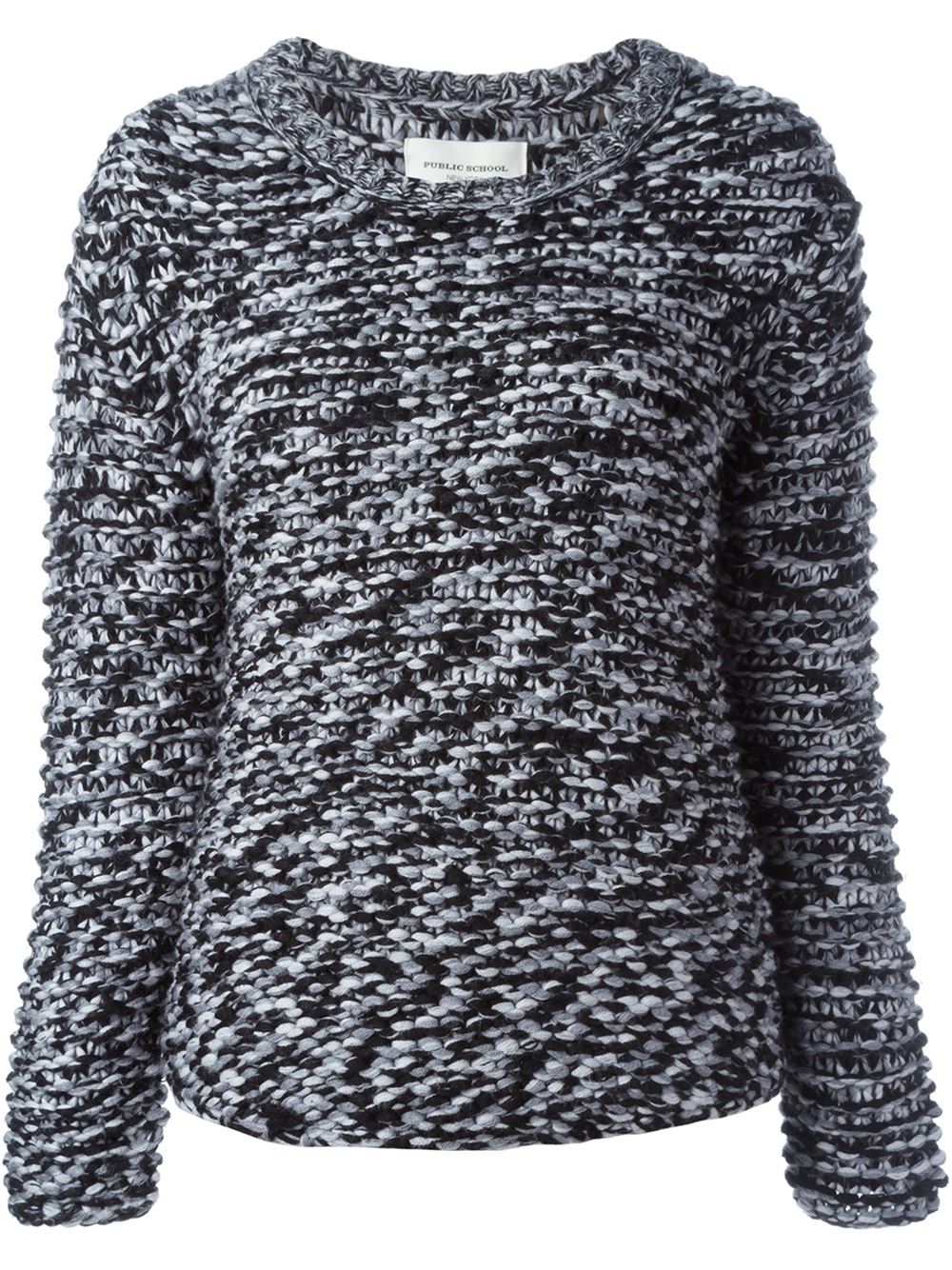 Меланжевый джемпер Zara Knit