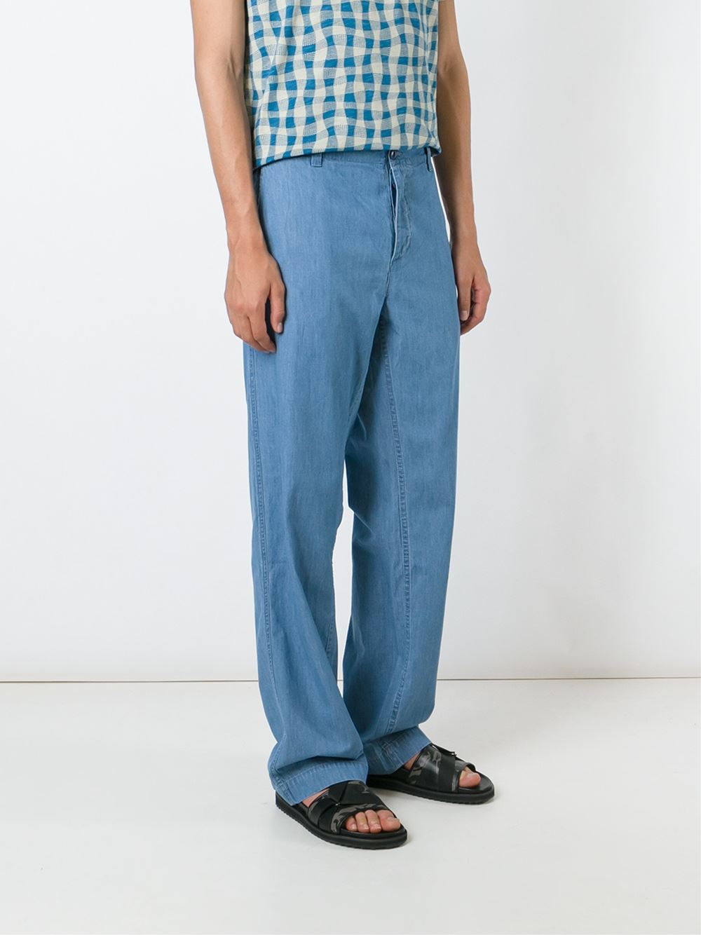 "thin white duke" trousers