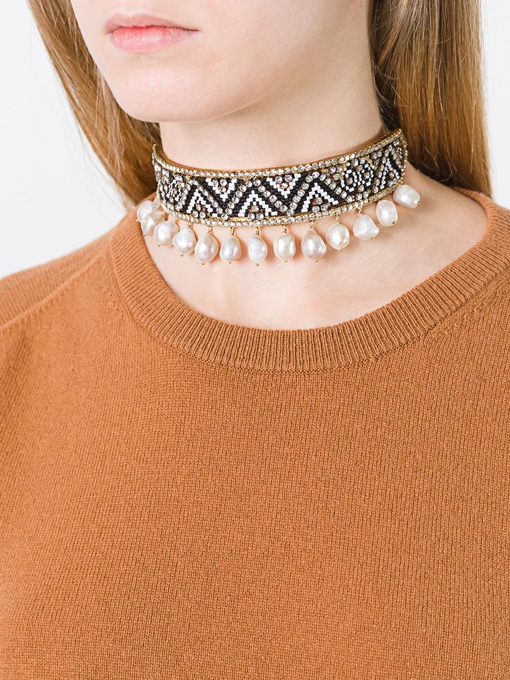 beaded choker