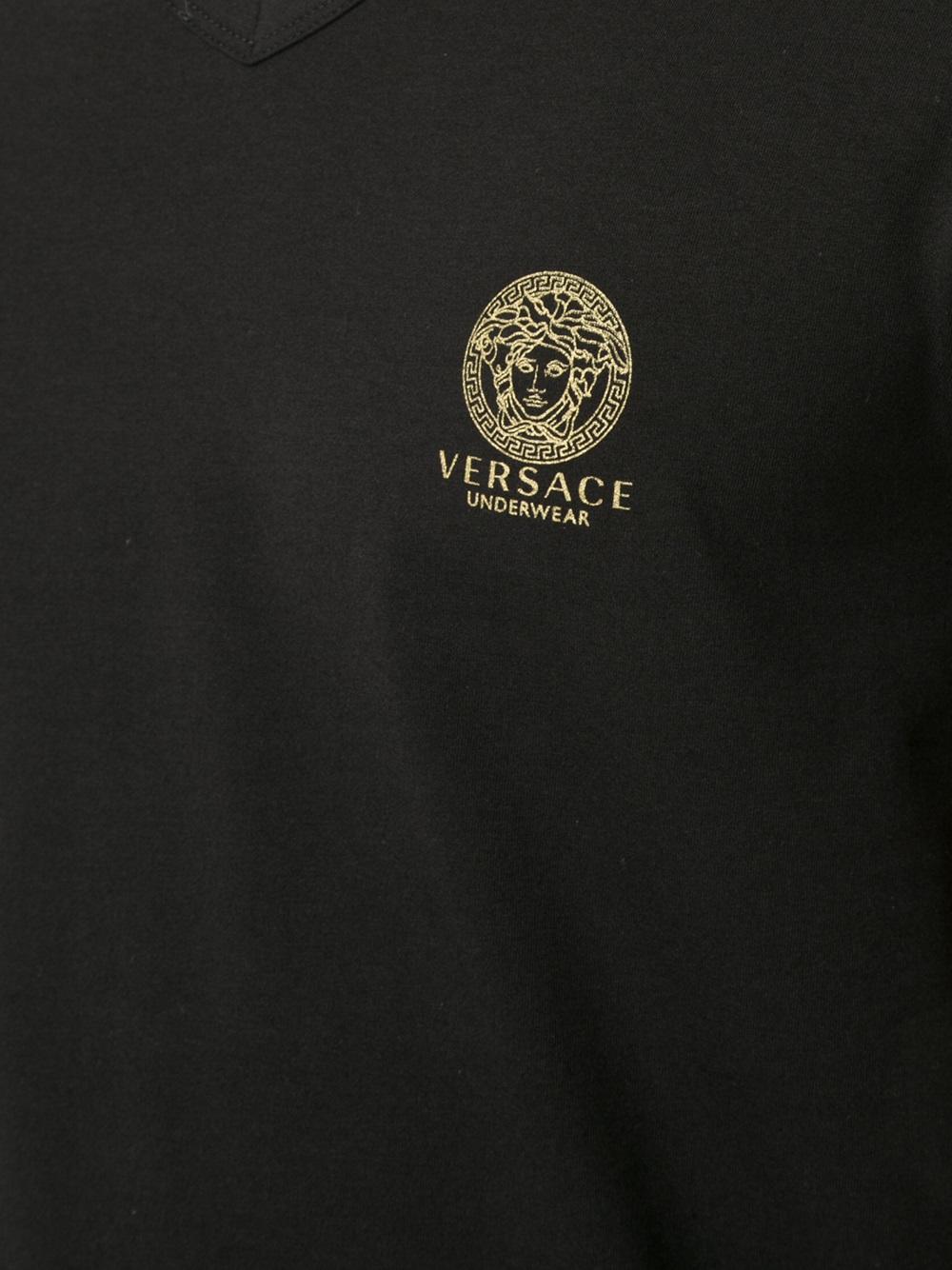 versace underwear v-neck t-shirt