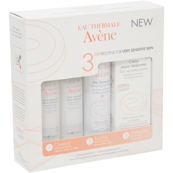 sensitive skin,skin洗面奶 avène sensitive skin saviour kit