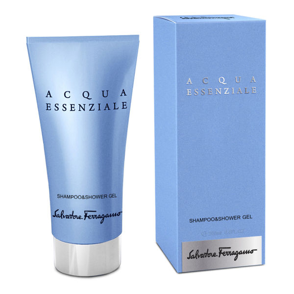 salvatore ferragamo acqua essenziale shampoo shower gel 200ml