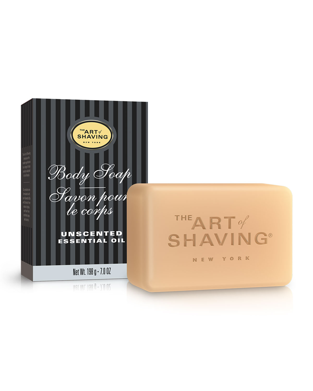 the art of shaving unscented body soap, 7 oz.