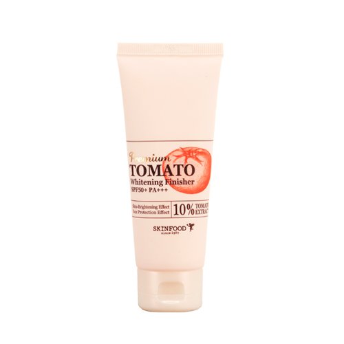 スキンフード/SKINFOOD 新品 プレミアムトマトホワイトニングフィニッシャーSPF50 + PA + + +（美白+紫外線遮断機能性化粧品）premium tomato Finisher+サンプル4種 SK-580