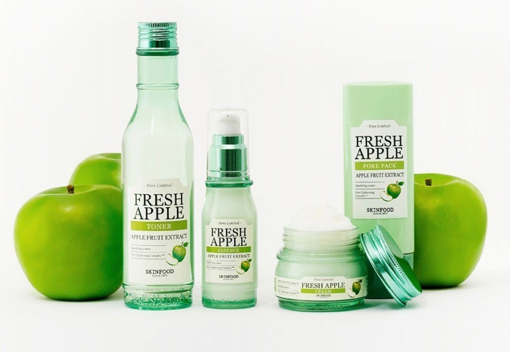 [2016 New] SKINFOOD Fresh Apple Toner 180ml／スキンフード フレッシュ アップル トナー 180ml