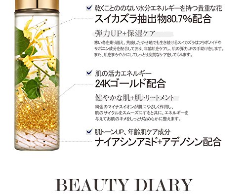 化粧水 エリシャコイ24Kゴールドラグジュアリーファーストセラム165ml