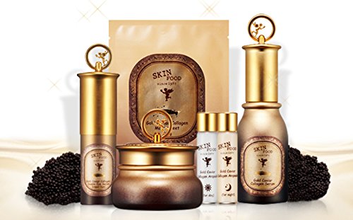 (SKINFOOD スキンフード) Gold Caviar Collagen Serum ゴールド キャビア コラーゲン セラム　美容液　シワ改善機能性化粧品