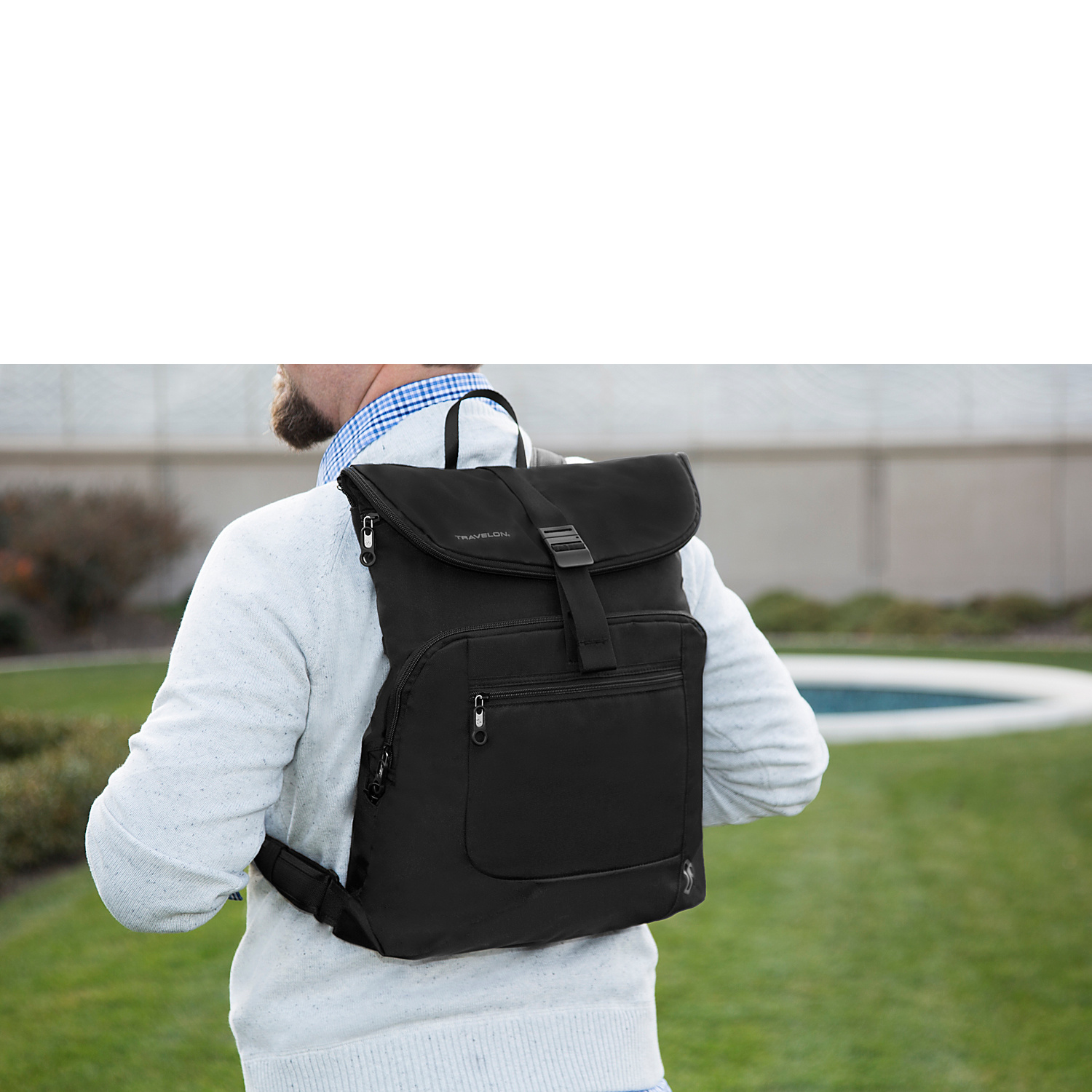 Anti-Theft Urban Flap-Over Backpack