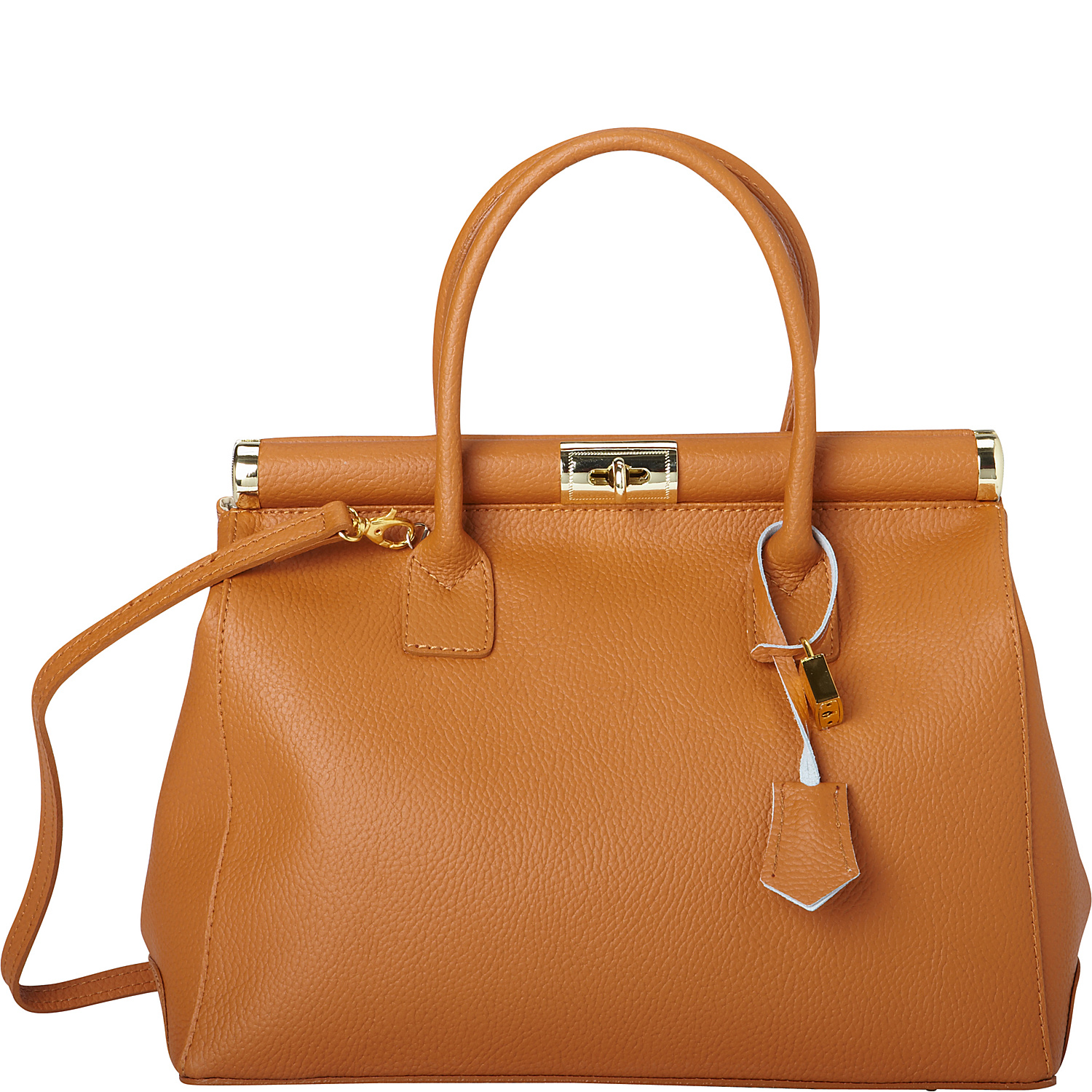 Elegant Italian Leather Tote and Shoulder Bag