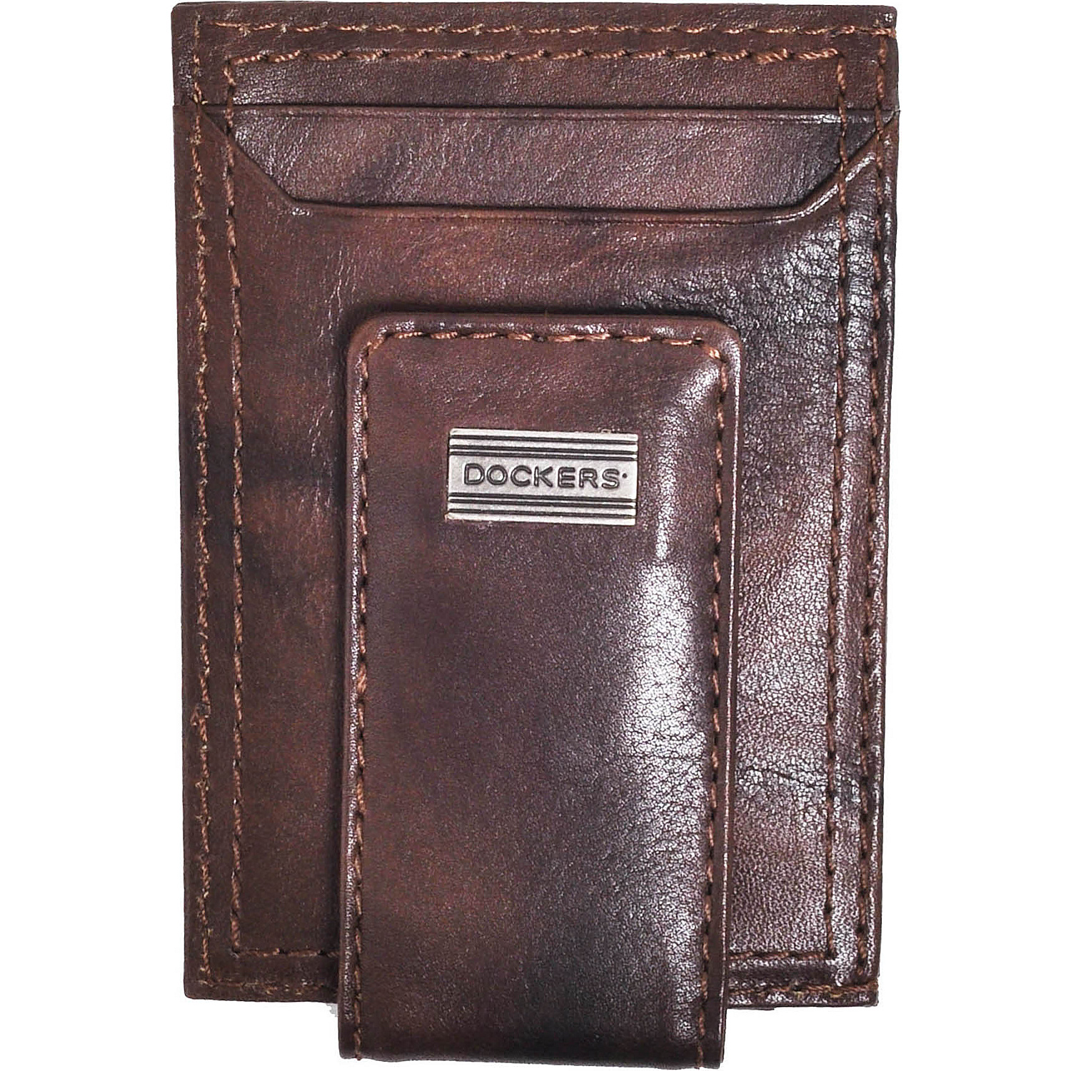 Leather Magnetic Front Pocket Wallet