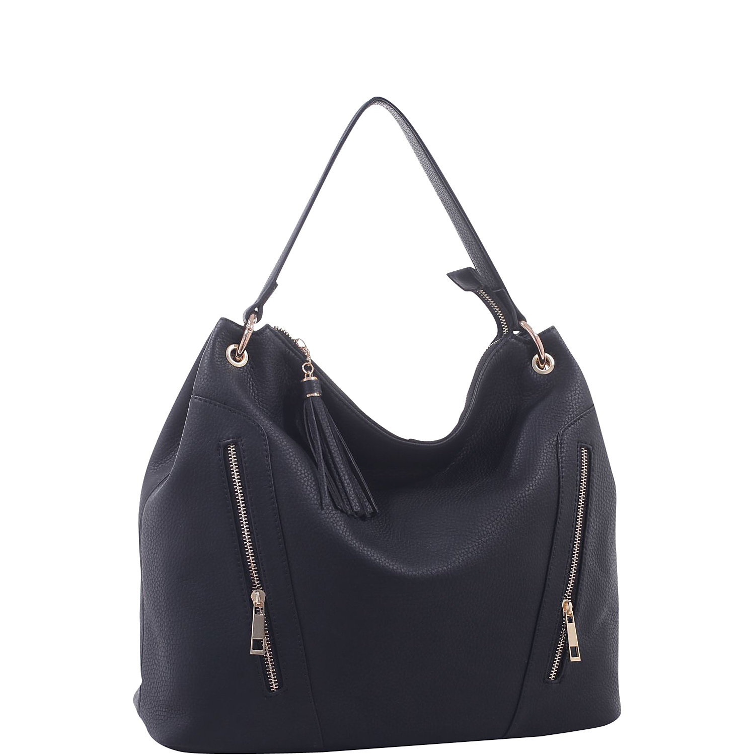 Corinne Tasseled Hobo Bag