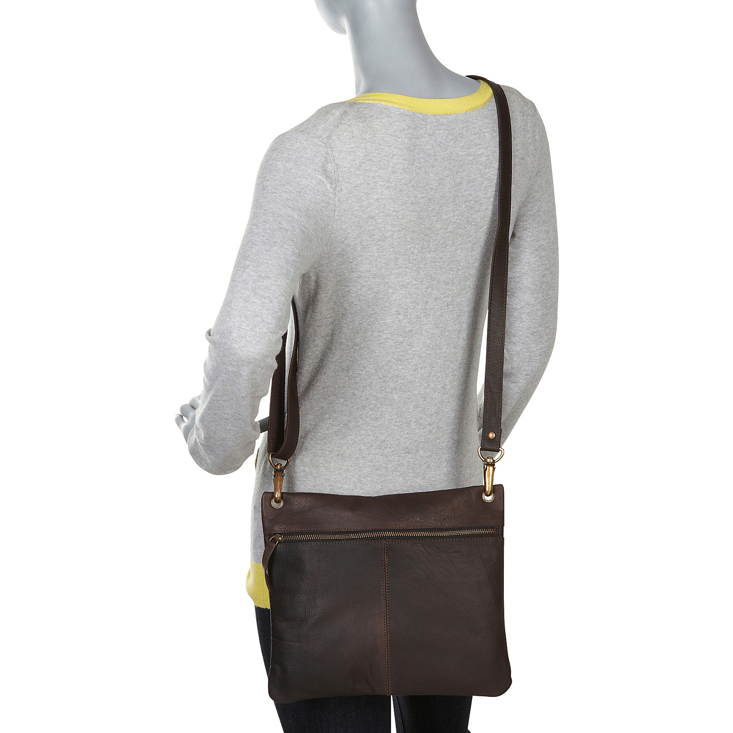 Women's Dark Brown Cross Body Bag