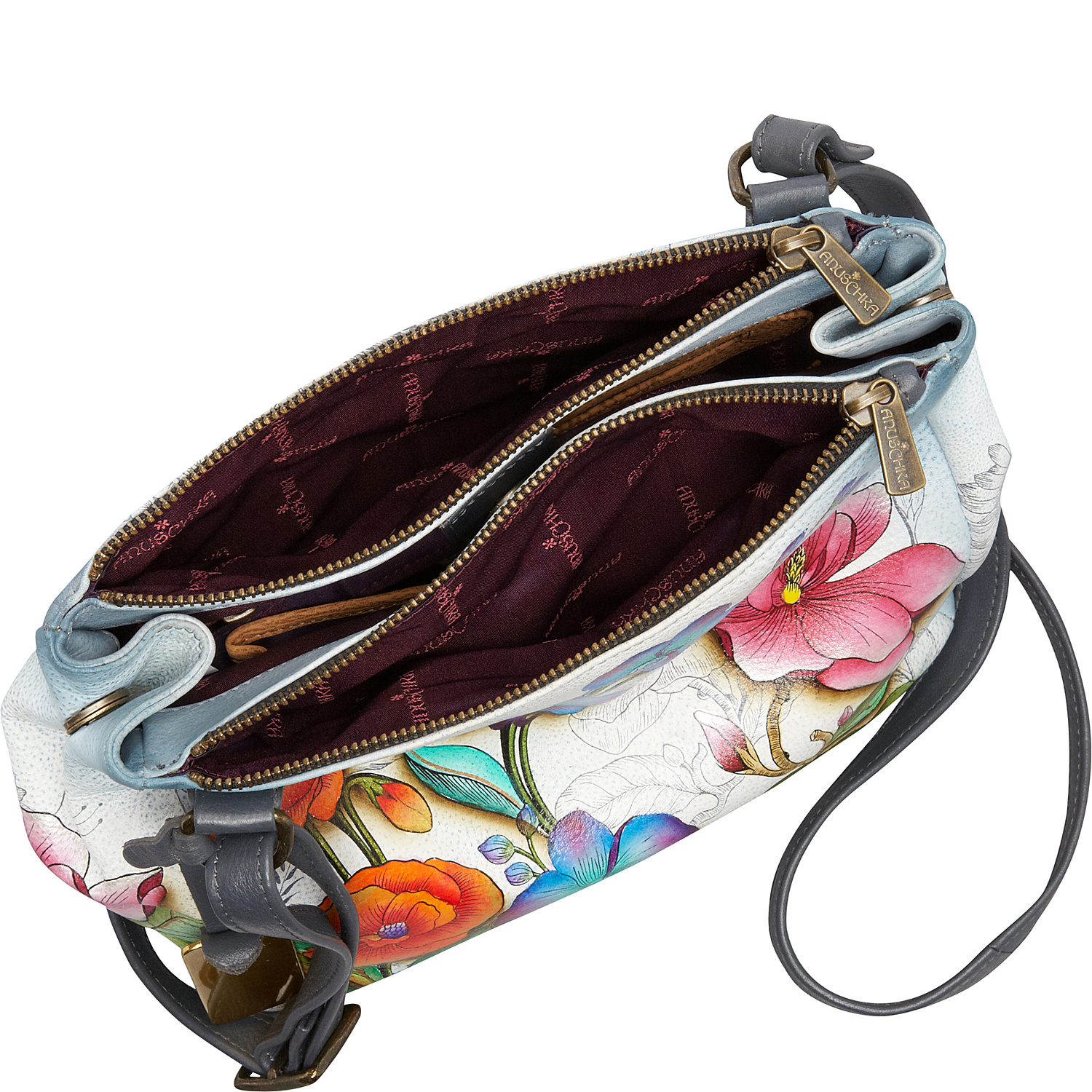 Triple Compartment Crossbody