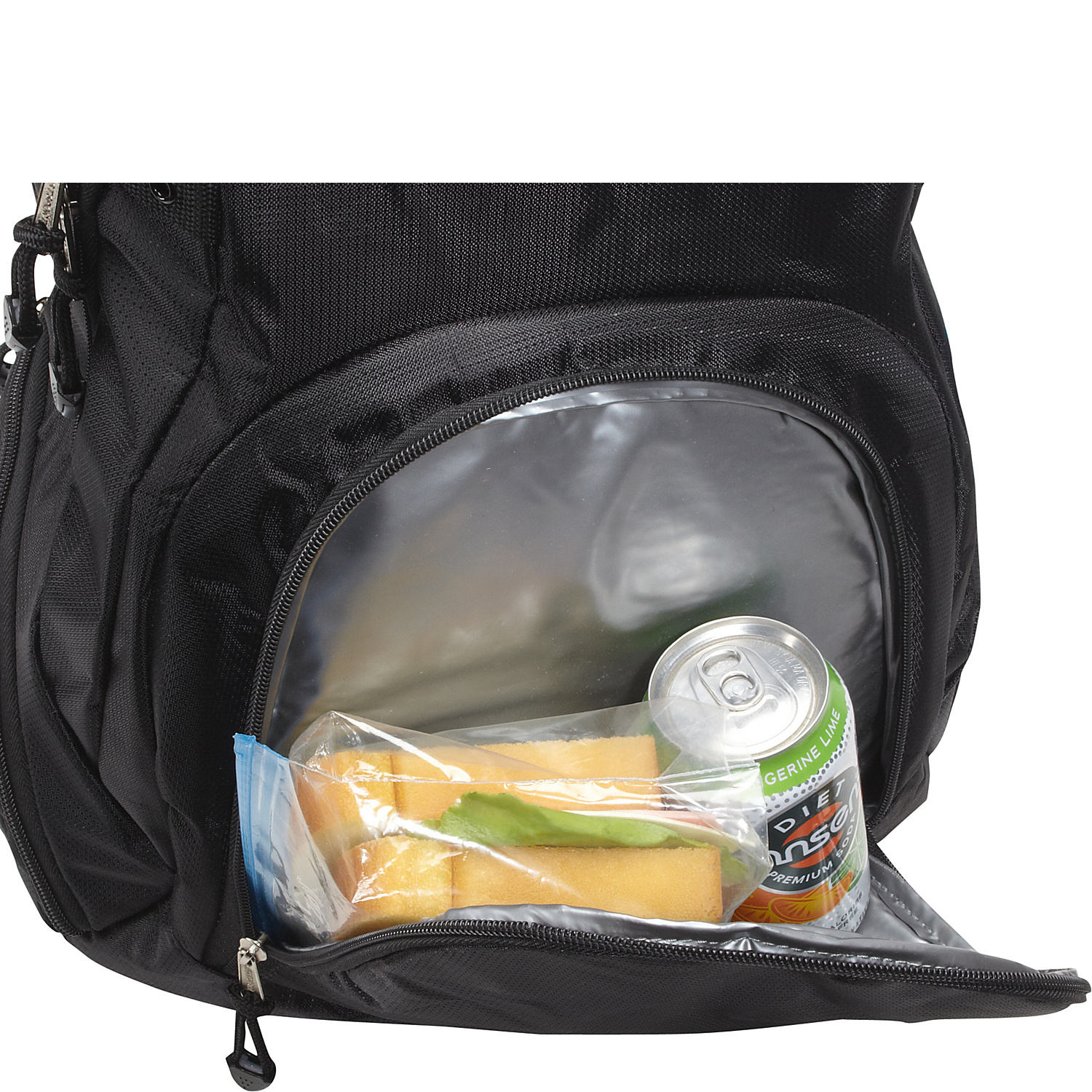 Backpack with Electronic and Cooler Pockets