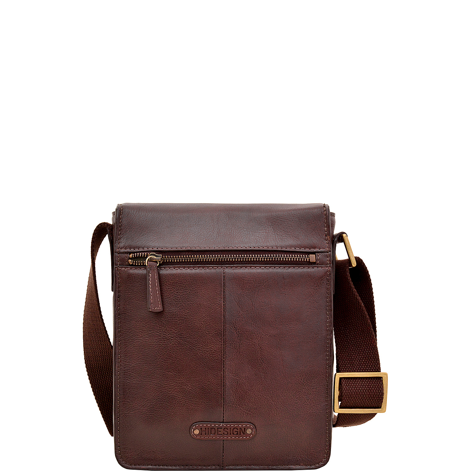 Aiden Small Leather Messenger Crossbody Bag