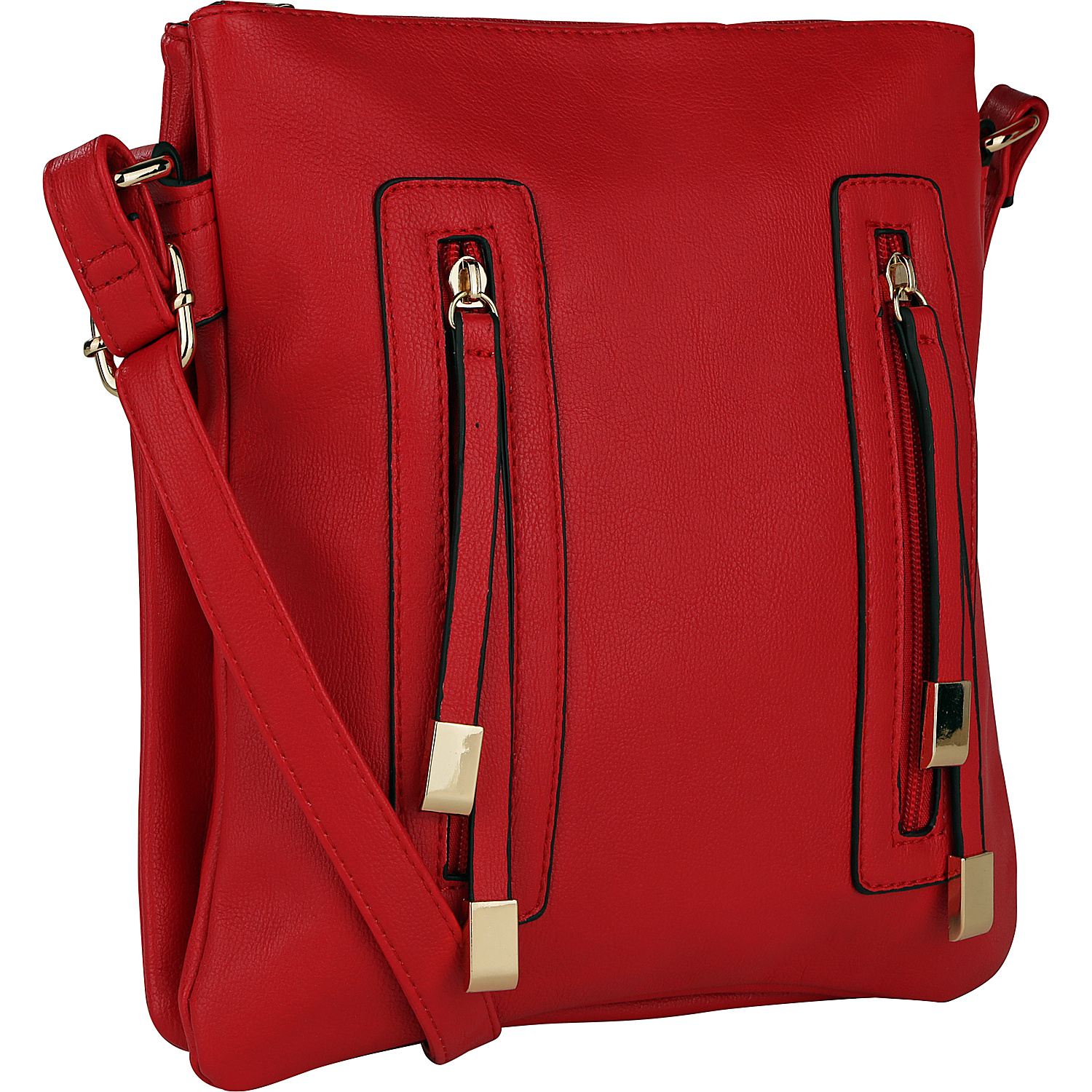 Bridget Double Zipper Crossbody