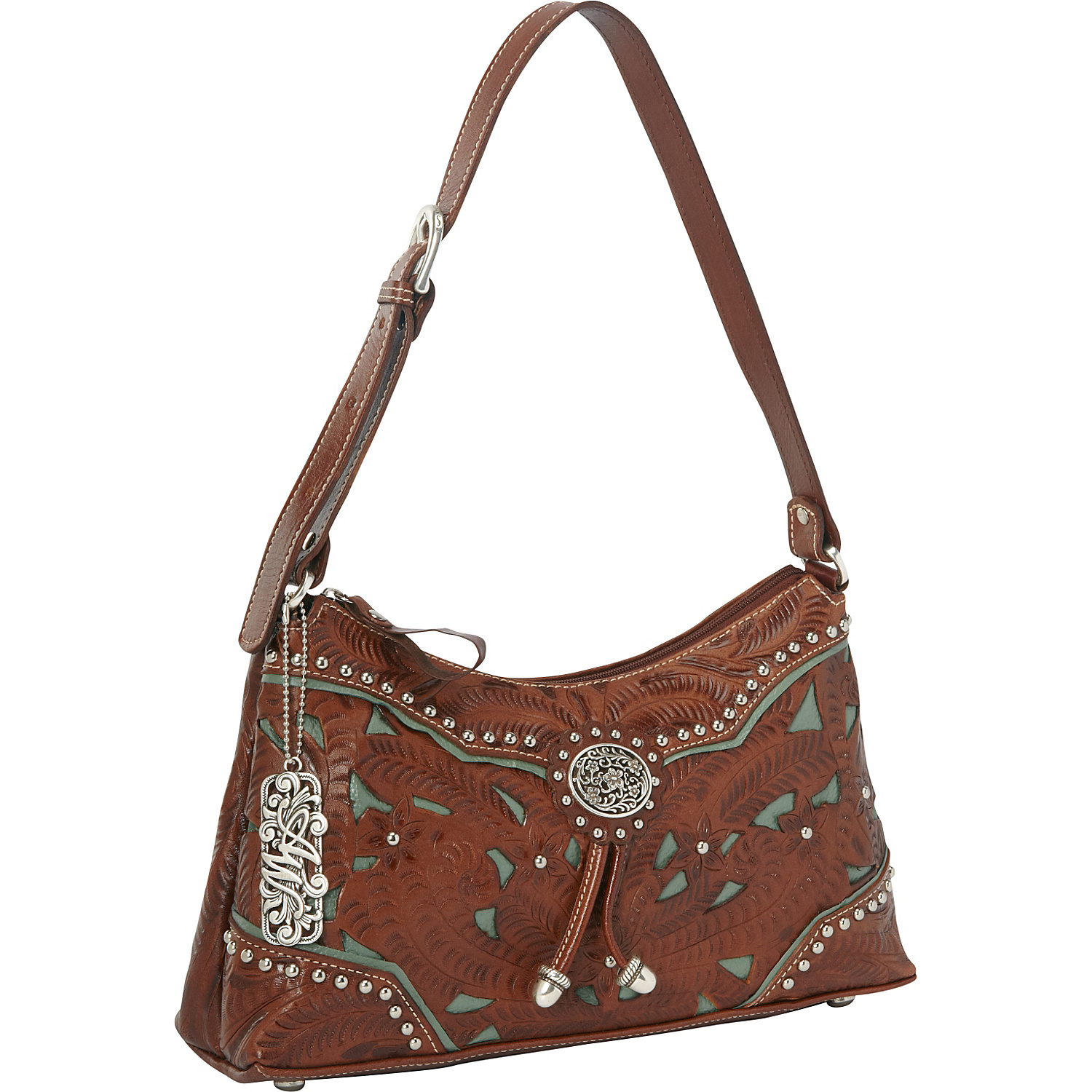 Lady Lace Zip-top Shoulder Bag