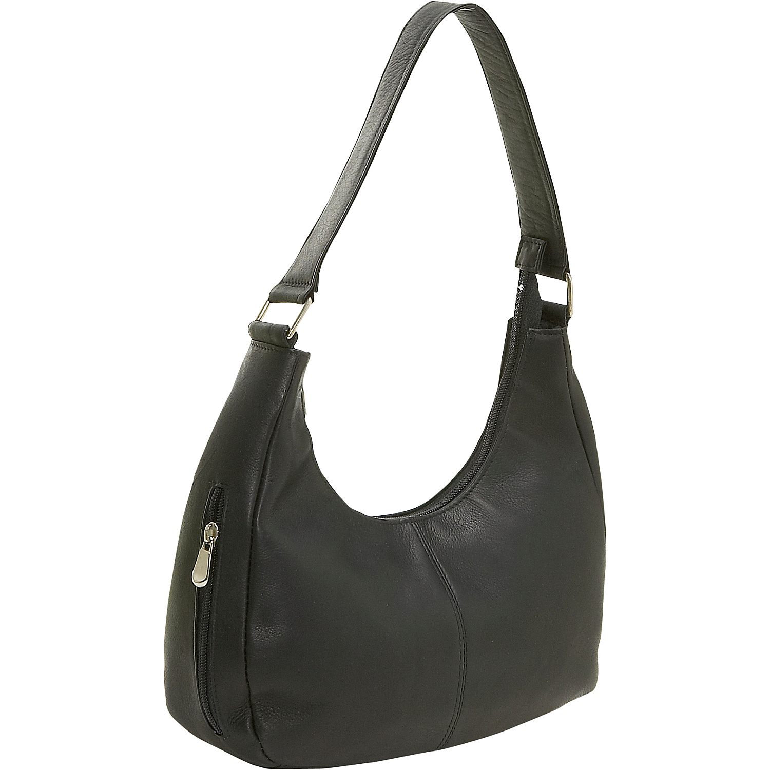 Single Handle Side Zip Hobo