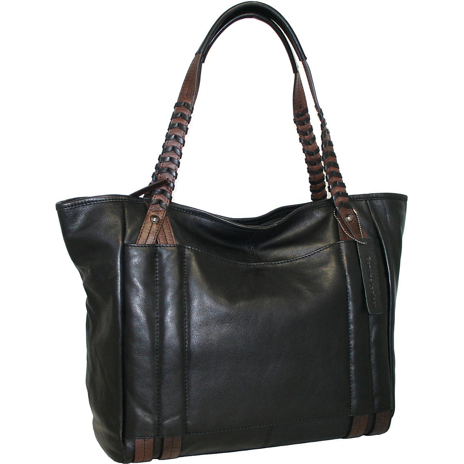 Tote with Woven Shoulder Strap