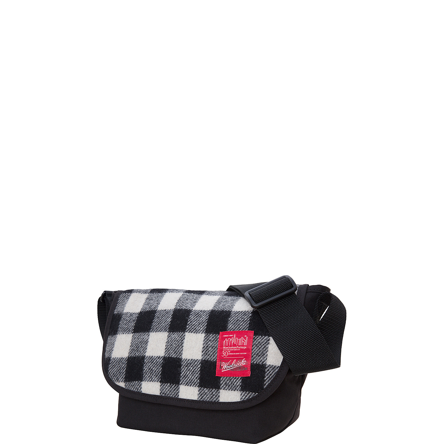 X Woolrich Messenger Jr. Buffalo Check