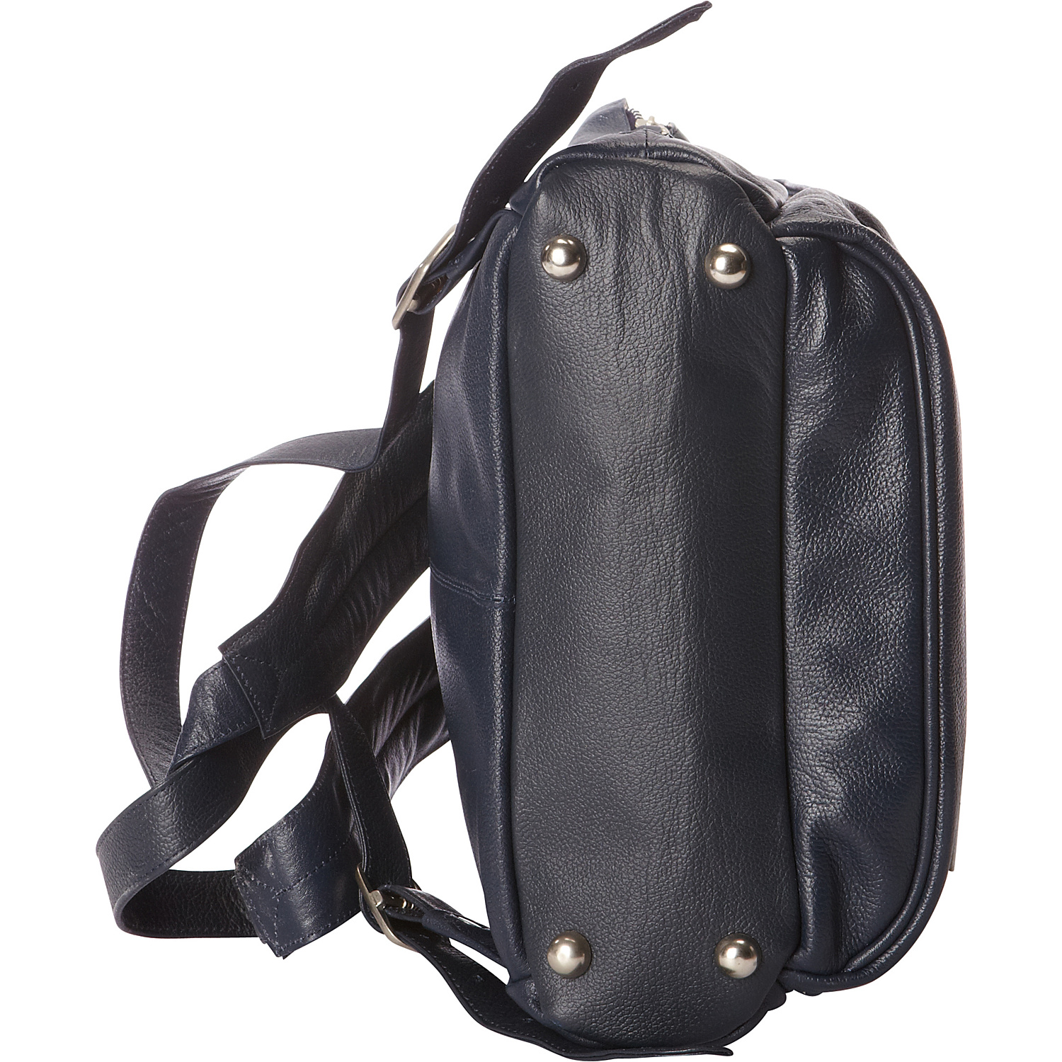 Leather Vertical Backpack