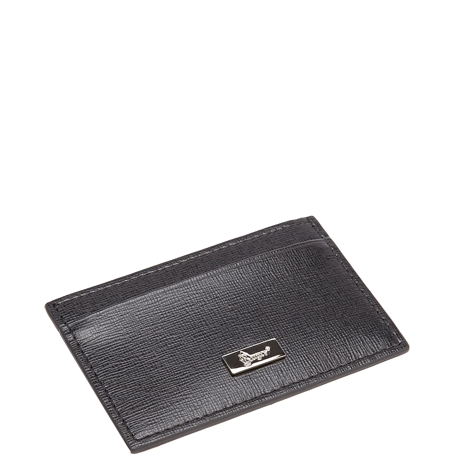 RFID Blocking Saffiano Leather Slim Card Case Wallet