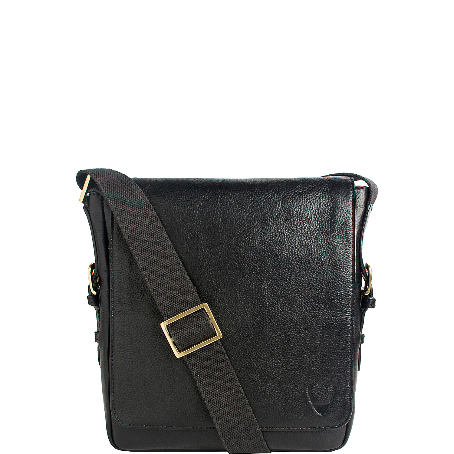 William Vertical Leather Messenger