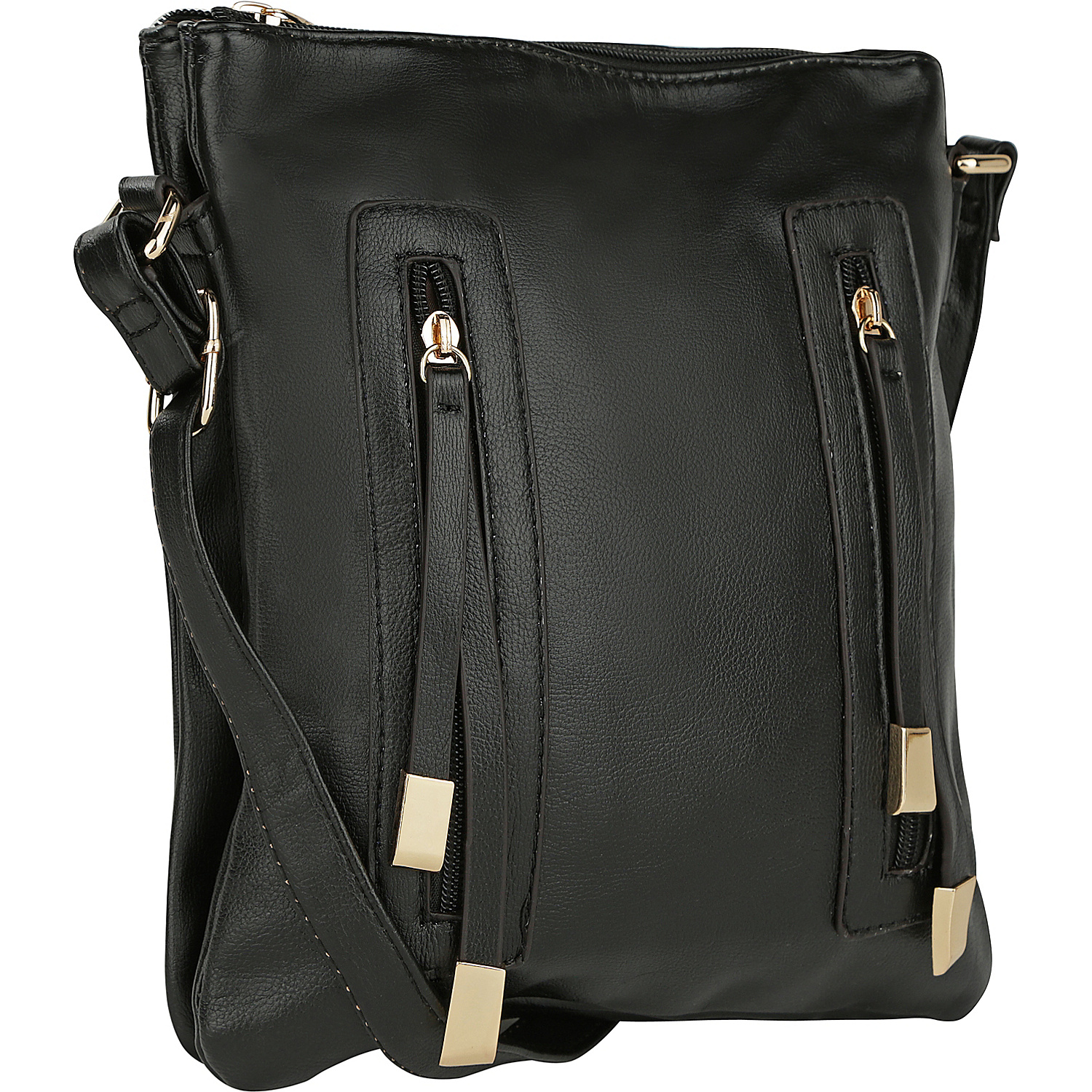 Bridget Double Zipper Crossbody