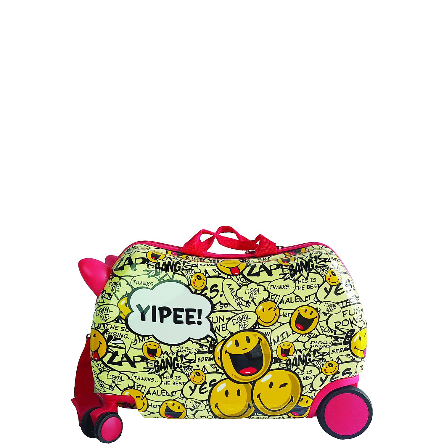 Cruizer Smiley Yipee Ride-On Kids Luggage