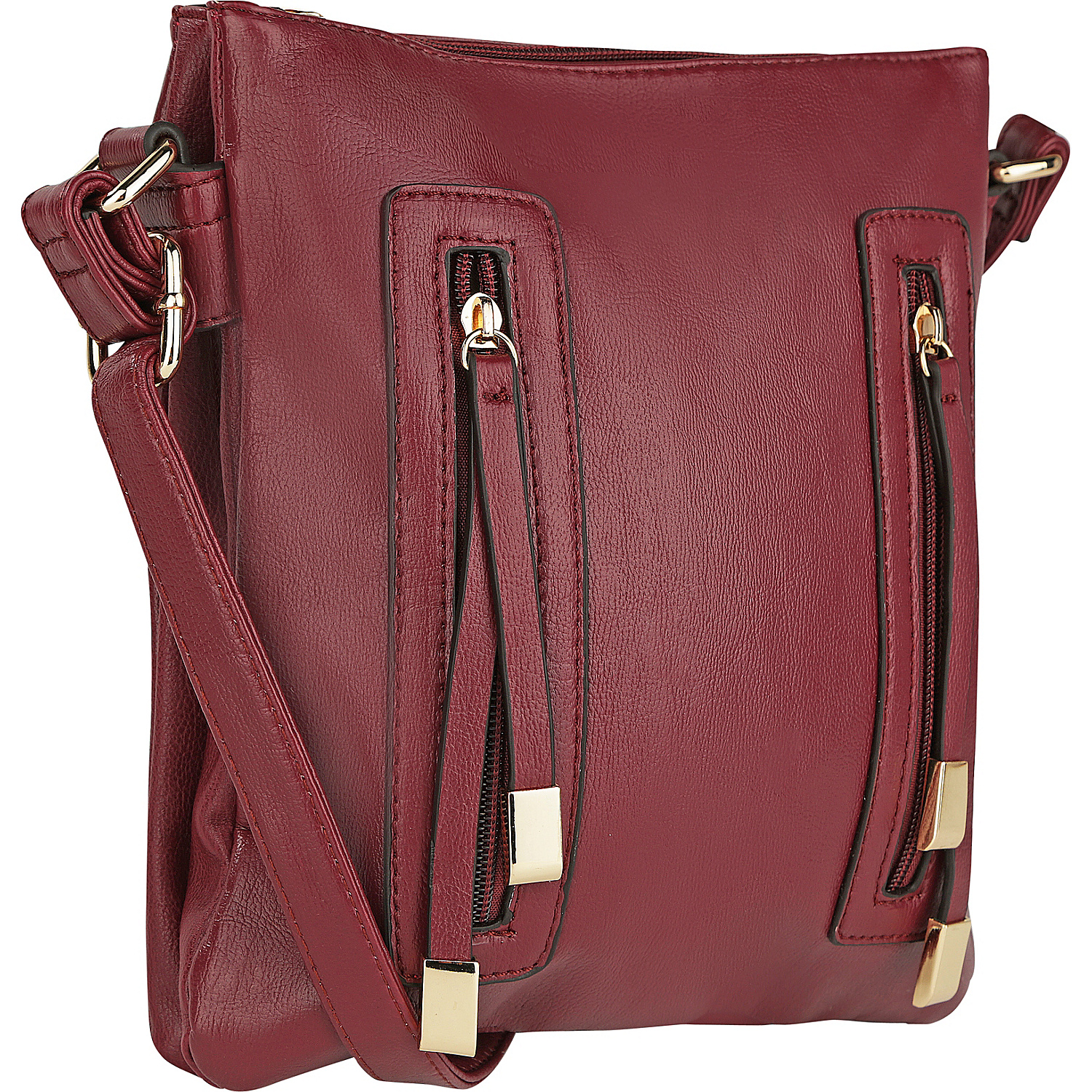 Bridget Double Zipper Crossbody