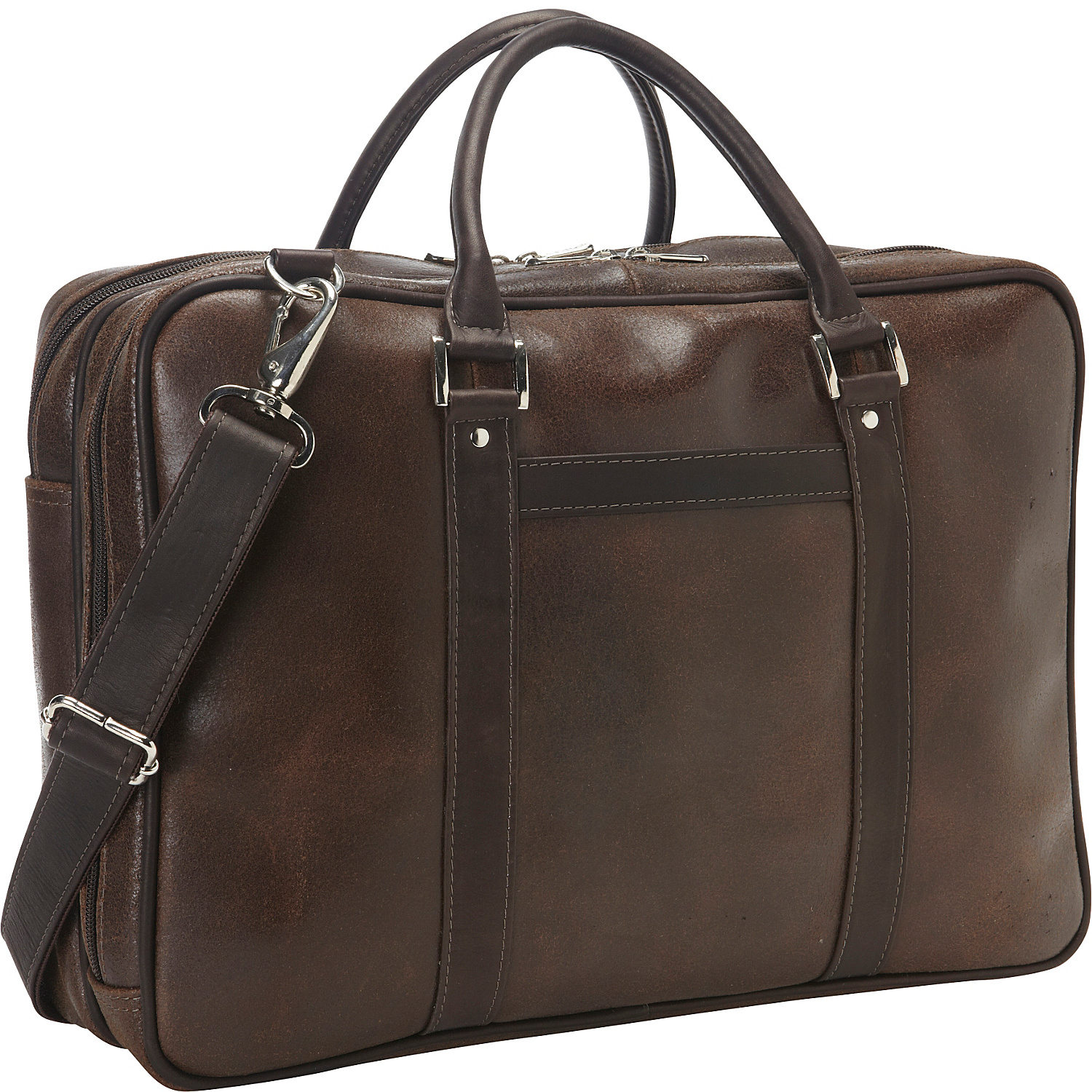 Vintage Leather Laptop Brief