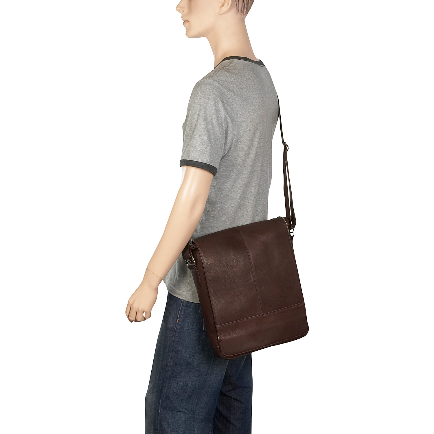 Urban Vertical Laptop Messenger Bag