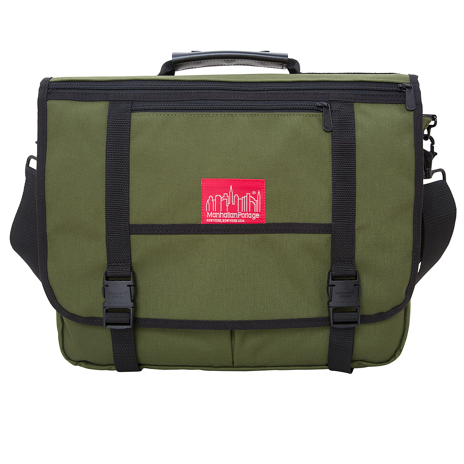 The Wallstreeter Messenger With Back Zipper