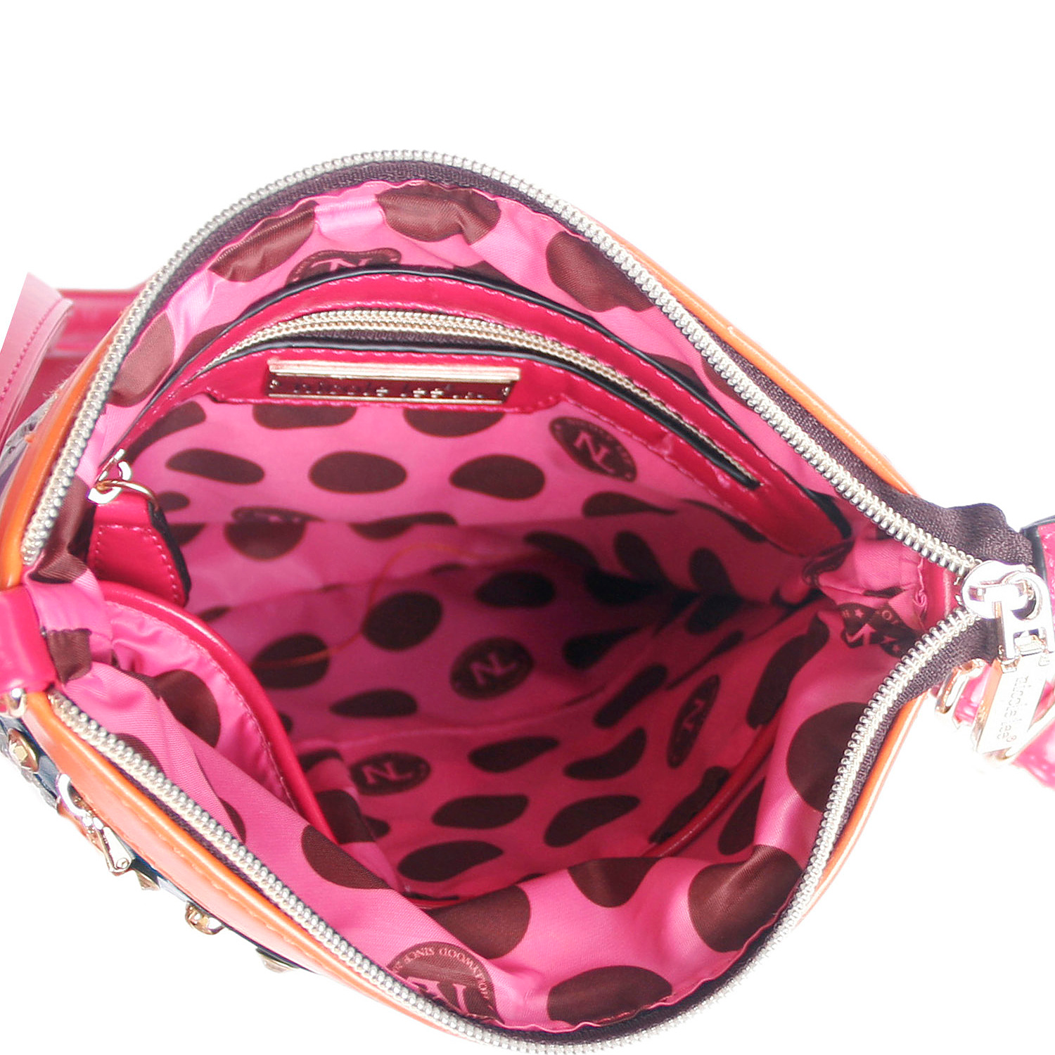 Feather Print Crossbody