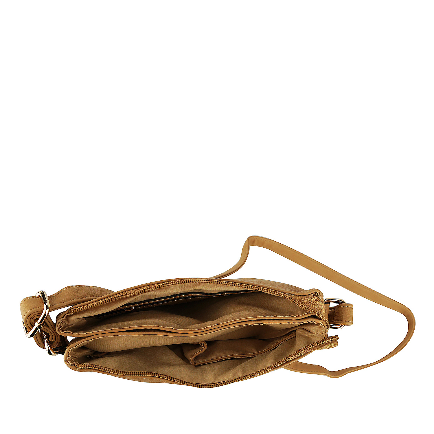 Bridget Double Zipper Crossbody