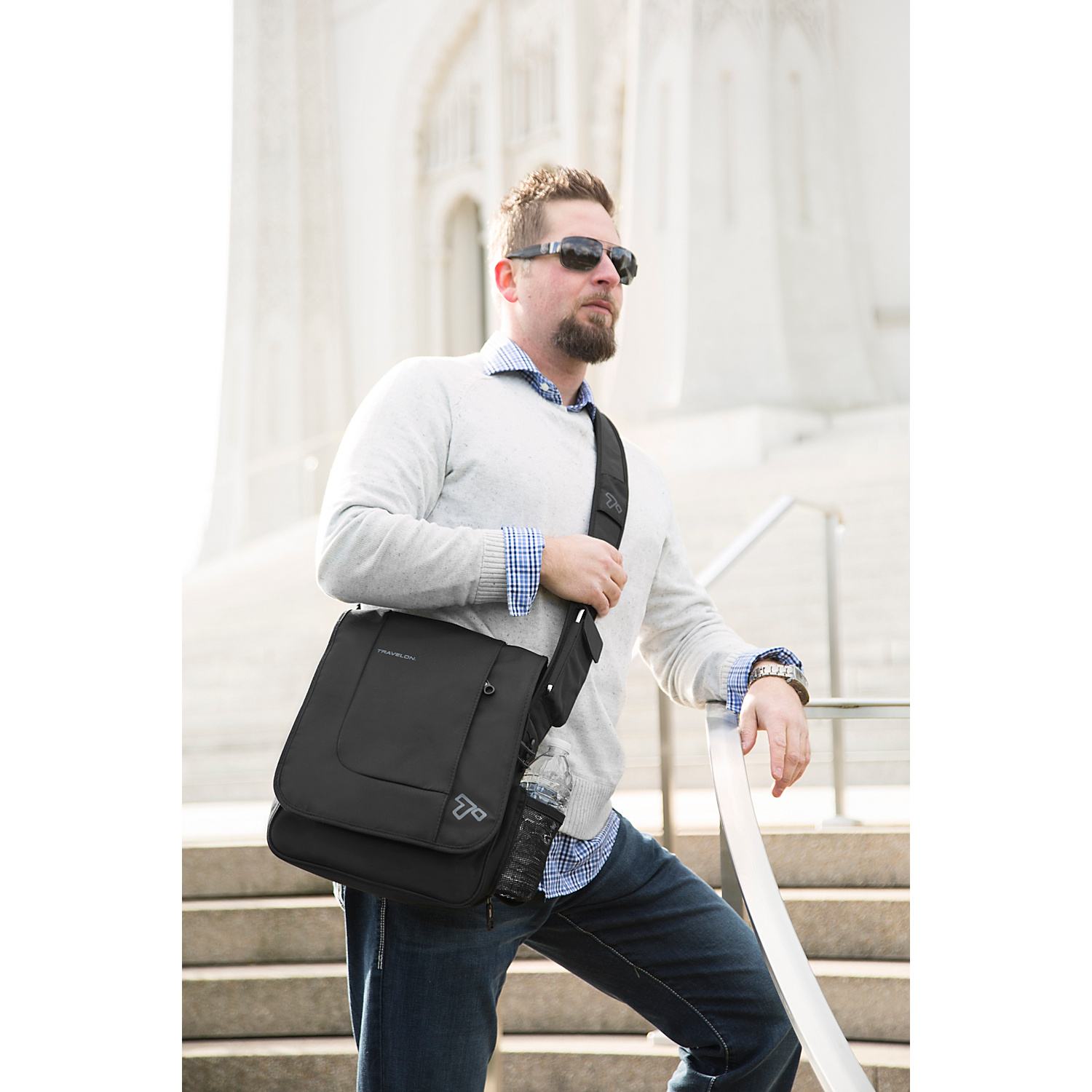 Anti-Theft Urban N/S Messenger Bag