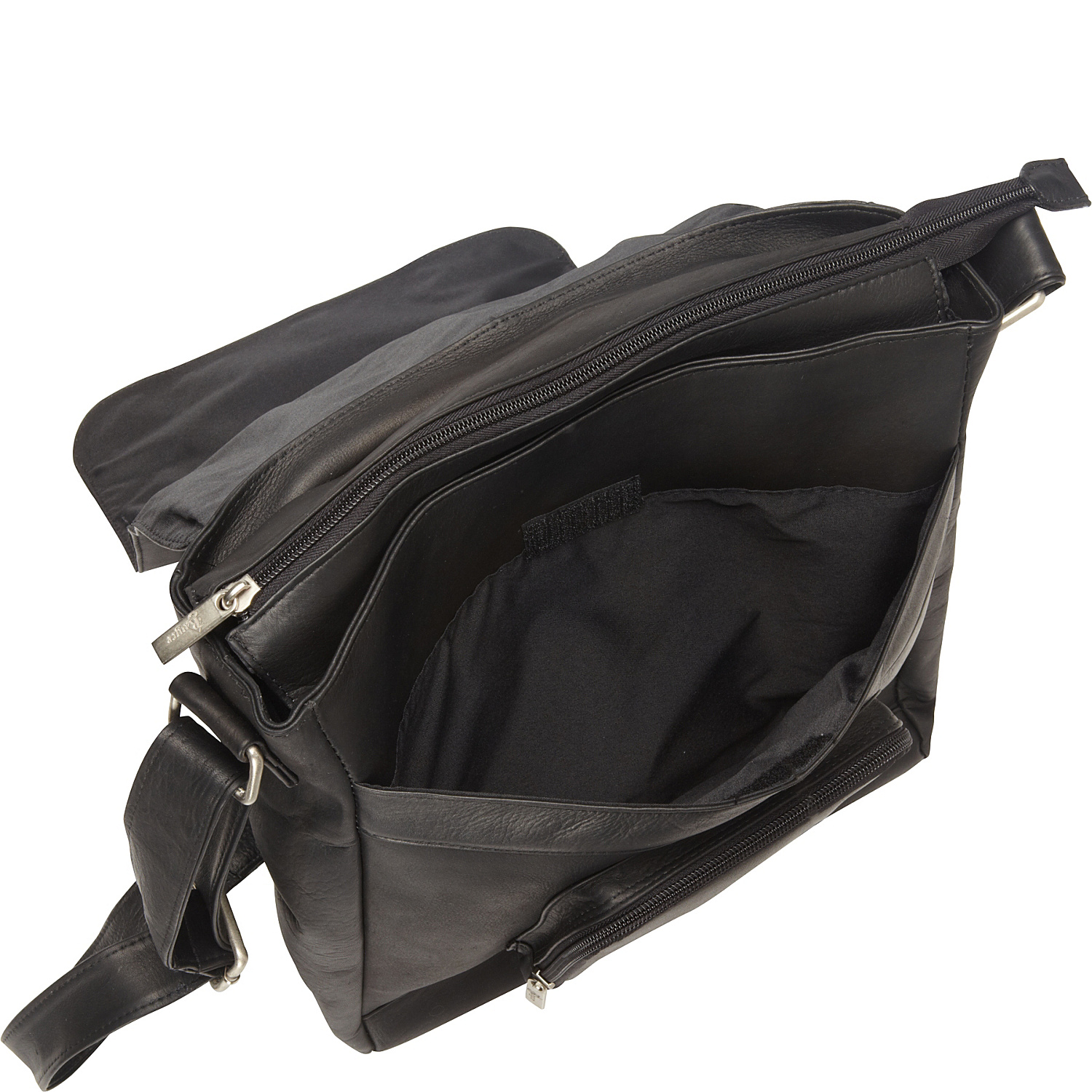 Vaquetta Vertical 16 Inch Laptop Messenger Bag