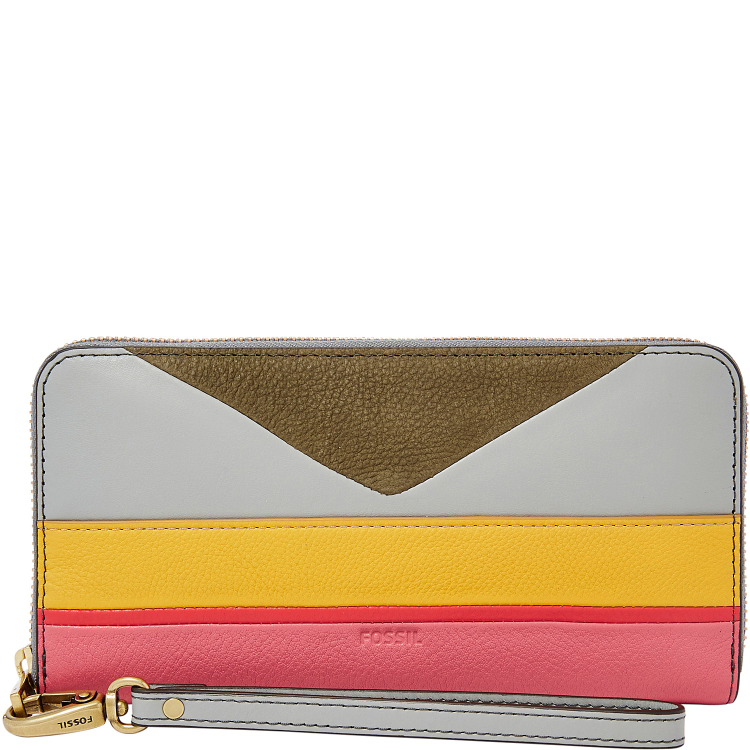 Emma RFID Large Zip Clutch