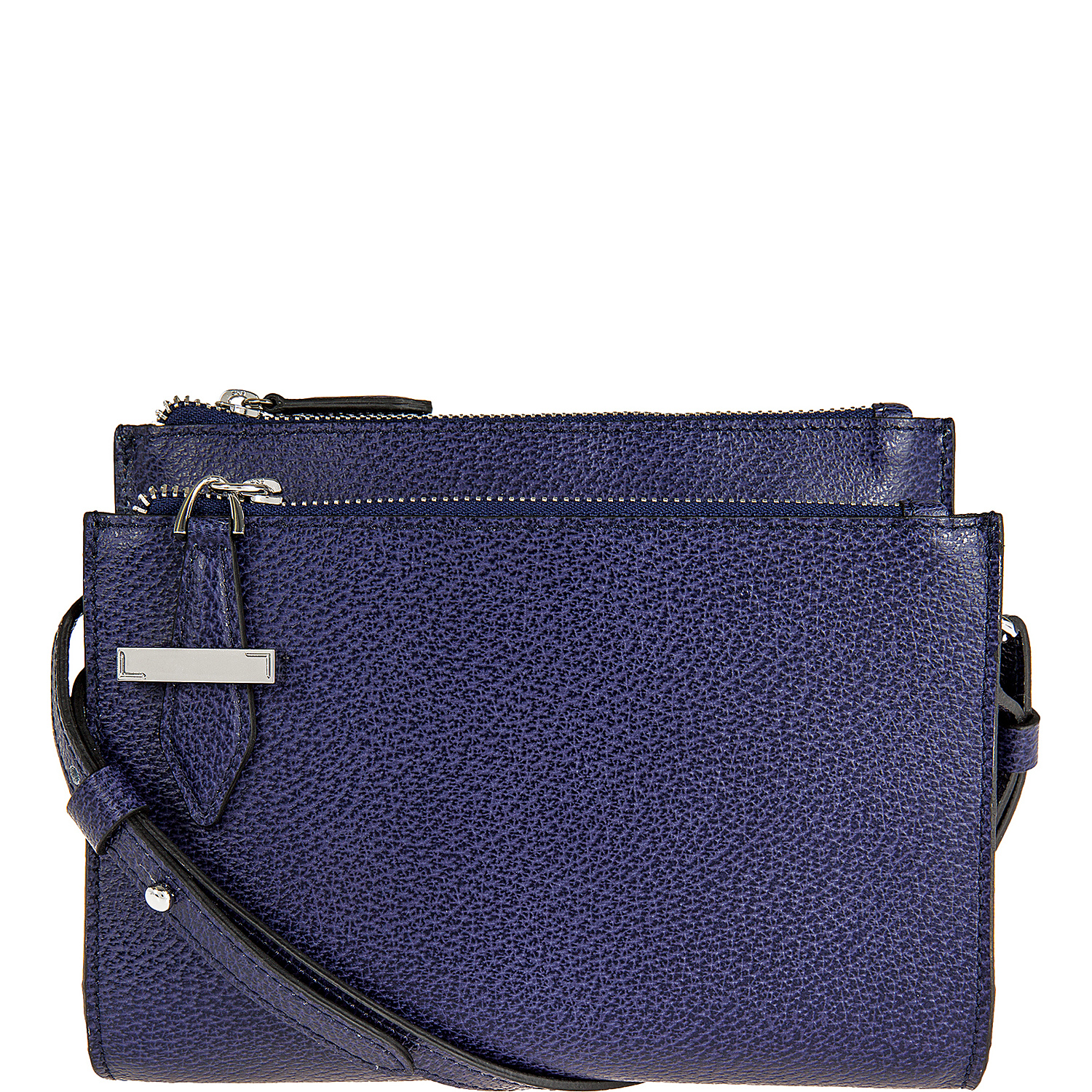 Stephanie Trisha Double Zip Wallet on a String with RFID Protection