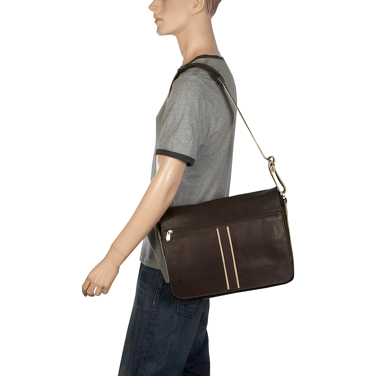 Four-Section Urban Laptop Messenger