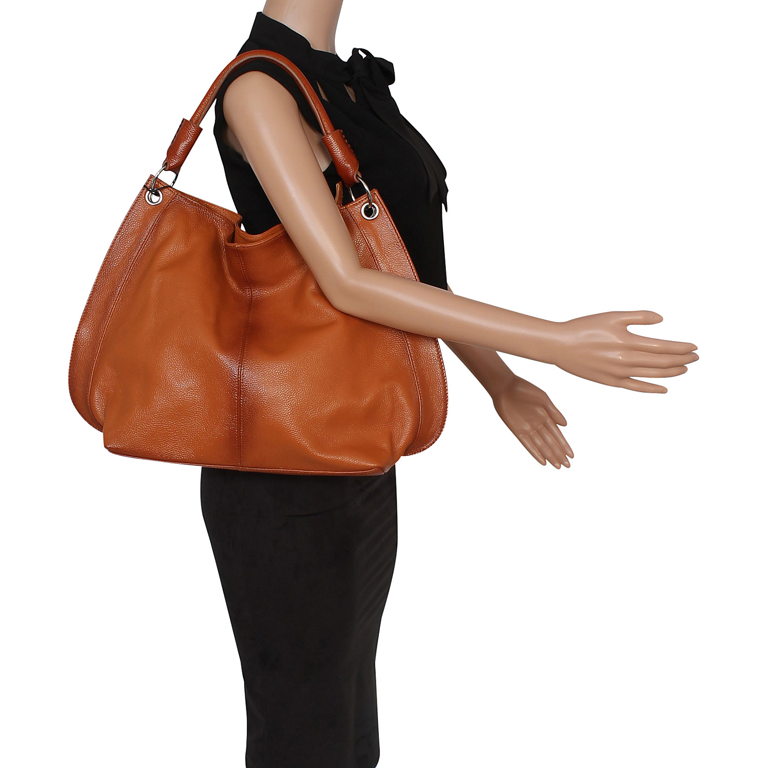 Camelia Leather Tote