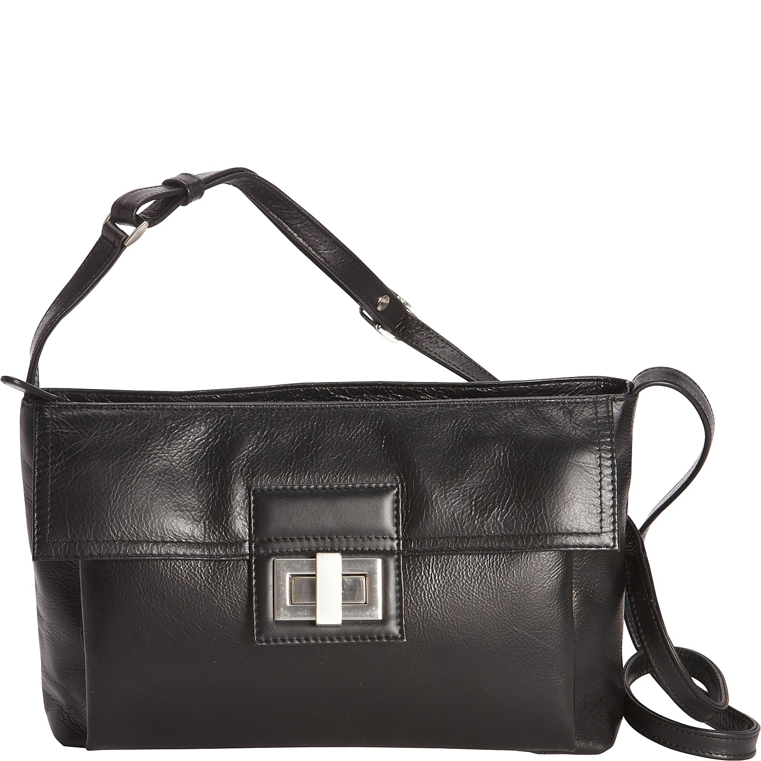 Inset Top Zip Crossbody