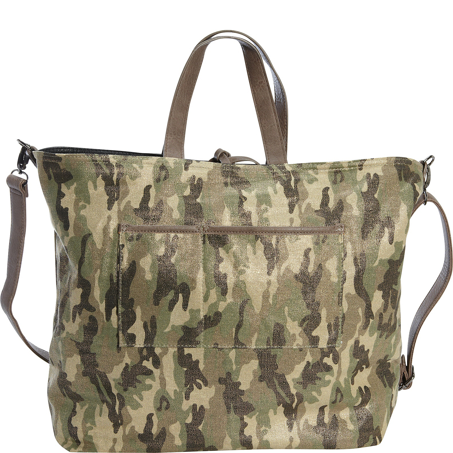 Glam Camo Slouchy Tote/Crossbody