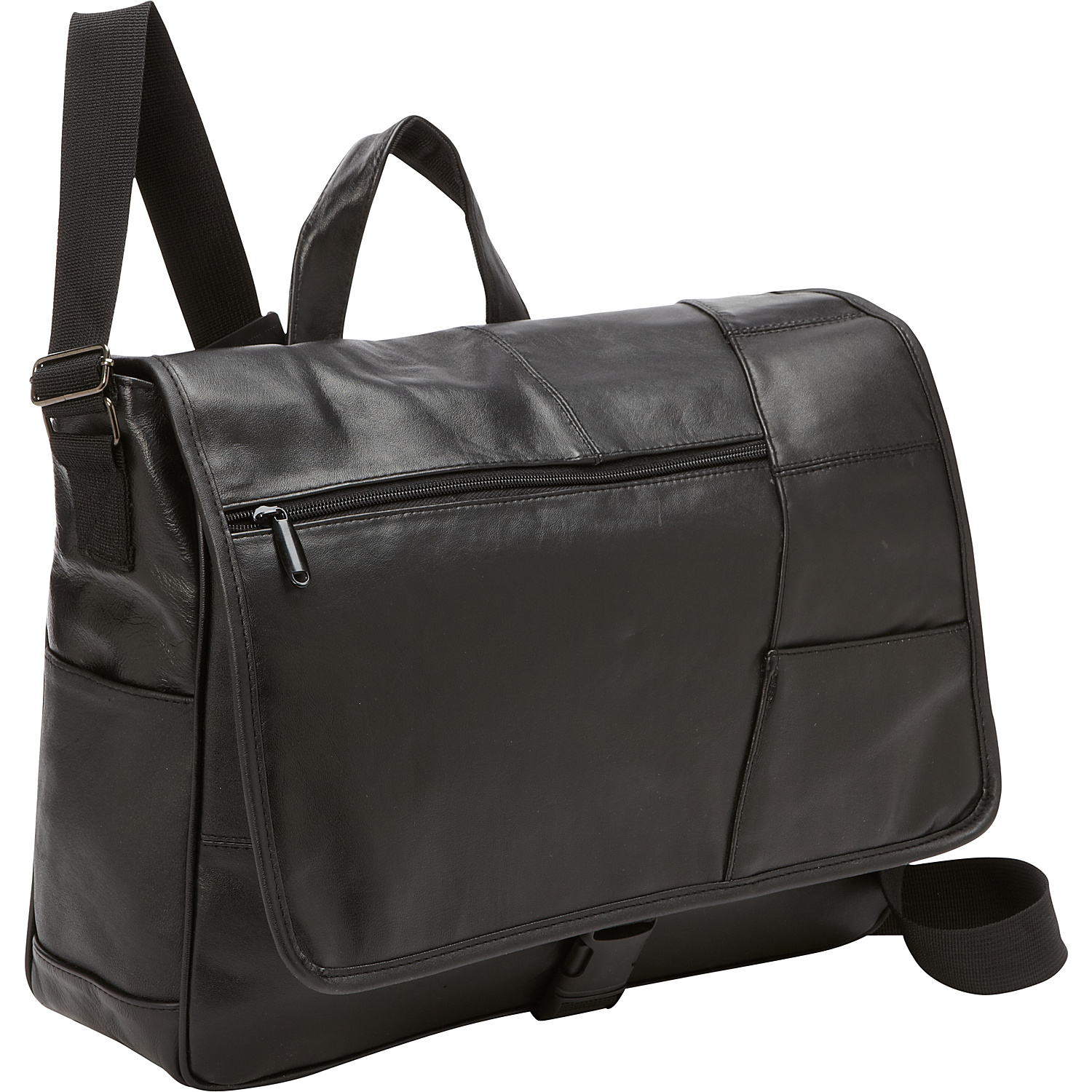 Leather Laptop Messenger