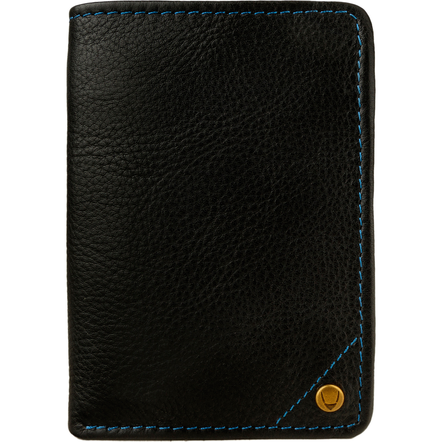 Angle Stitch Leather Slim Trifold Wallet