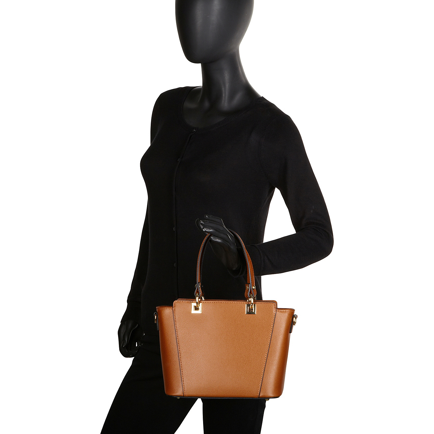 Petite Italian Leather Handbag and Shoulder Bag