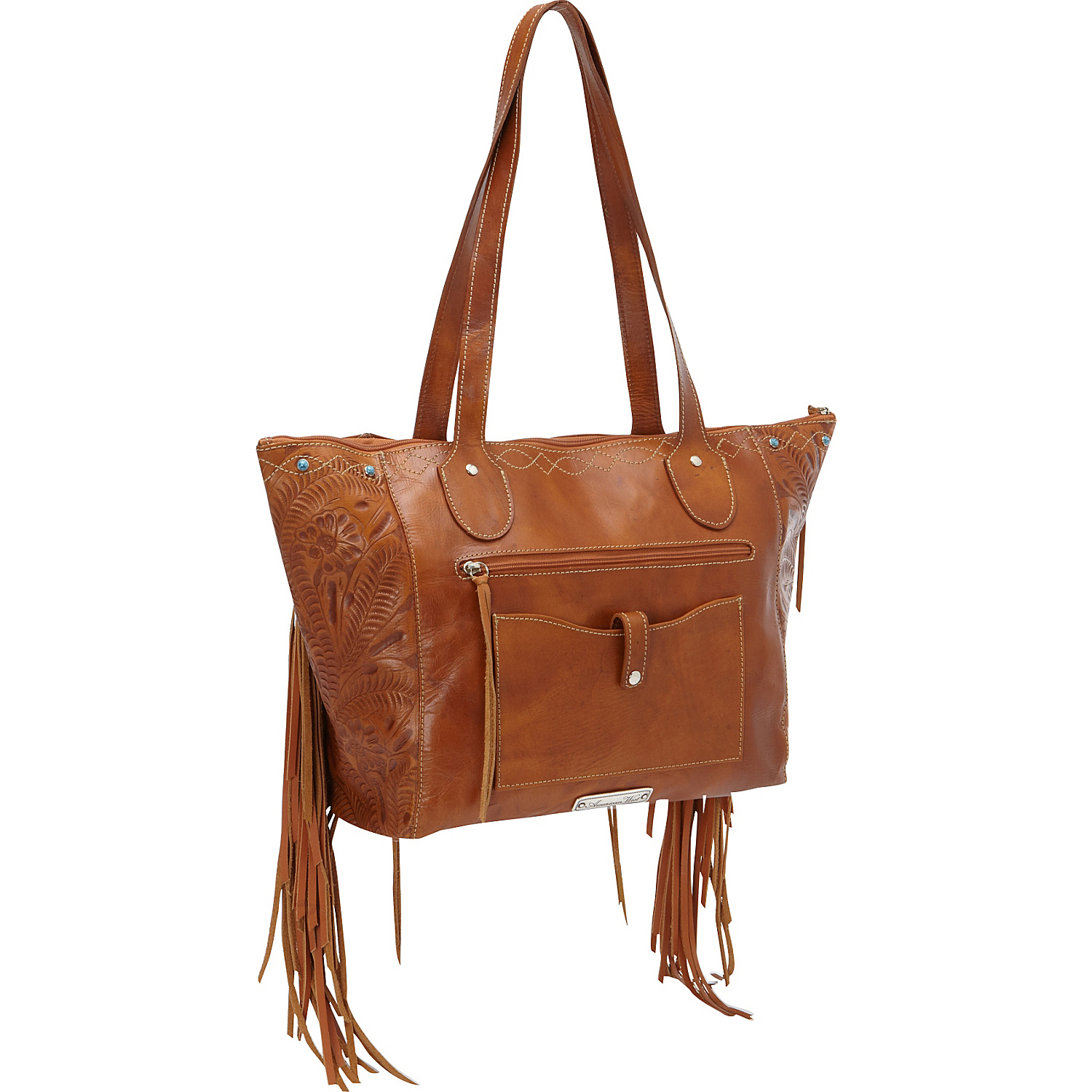 Canyon Creek Zip-top Fringe Tote