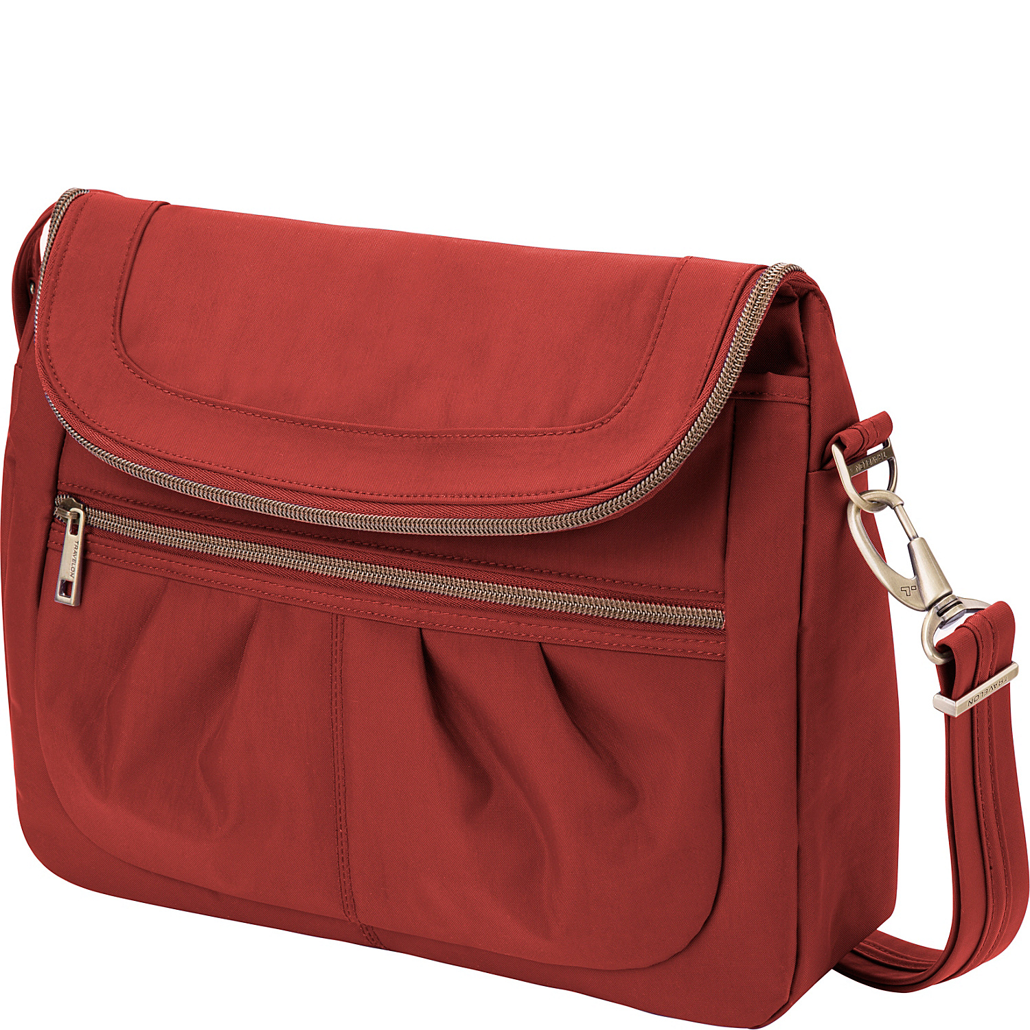 Anti-Theft Signature Flap Compartment Crossbody Bag