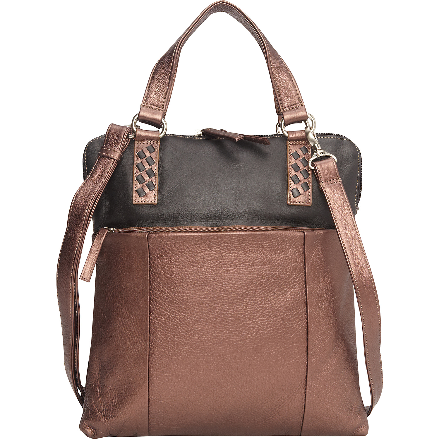 Slim NS Top Zip, Twin Handles Tote